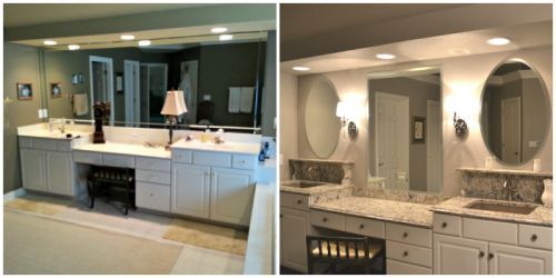 Clark Bathroom Before and After