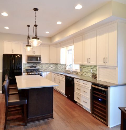 White Cabinet Kitchen After