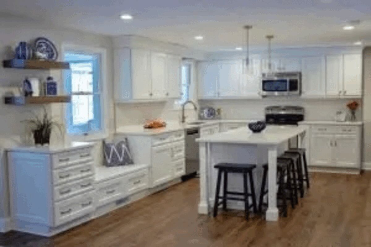 White & Timeless Geist Kitchen Remodel