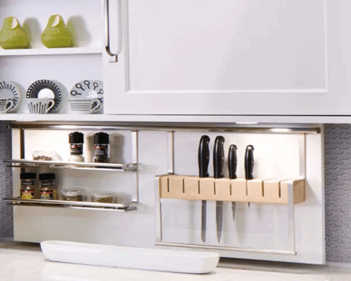 Häfele Backsplash Railing Systems: Bring Organization, Convenience & Style to Your Kitchen!