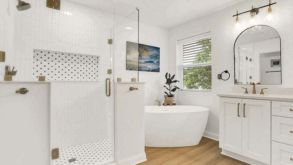 Bathroom Remodeling, Flooring Project in Indianapolis, Indiana by ACo Flooring, Cabinets, Kitchens & Baths