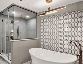 Bathroom Remodeling, Cabinetry, Flooring Project in Indianapolis, Indiana by ACo Flooring, Cabinets, Kitchens & Baths