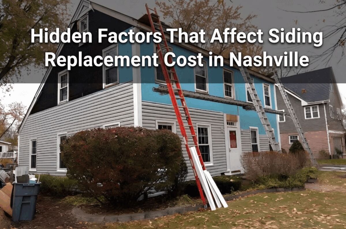 Hidden Factors That Affect Siding Replacement Cost in Nashville (2026 Guide)