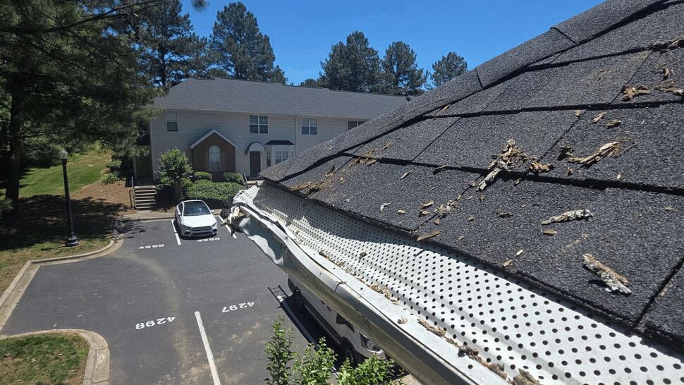 Gutters, Multifamily, Roofing Project in Matthews, North Carolina by Mitten & Company