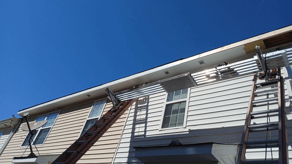 Gutters, Multifamily Project in Charlotte, North Carolina by Mitten & Company
