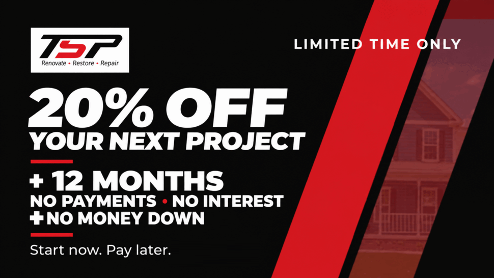 Take advantage of our exciting new special project discount!