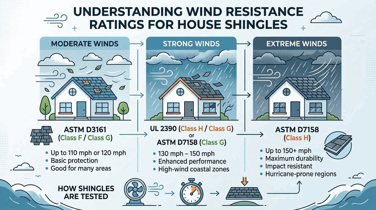 Determining the Best Shingle Wind Resistance Rating for Your Orlando Roofing Project
