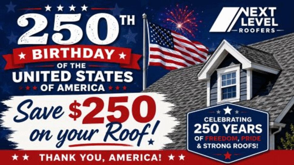 Get $250 Off Your Roof Replacement