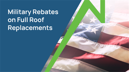Military Rebates on Premium Roof Replacements