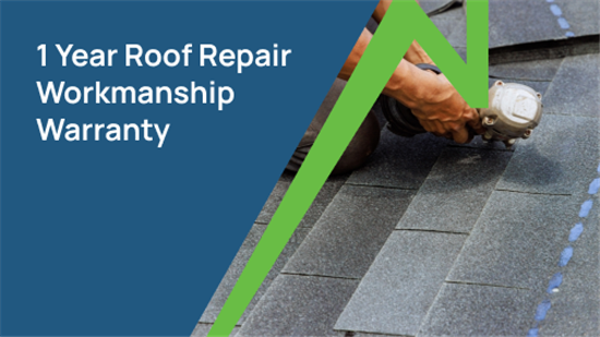 1-Year Warranty on Every Roof Repair