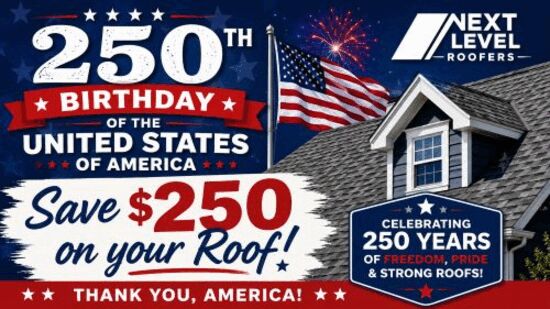 Get $250 Off Your Roof Replacement