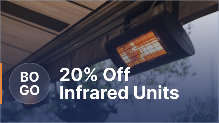 Buy 1 Infrared Unit, Get 1 at 20% Off!