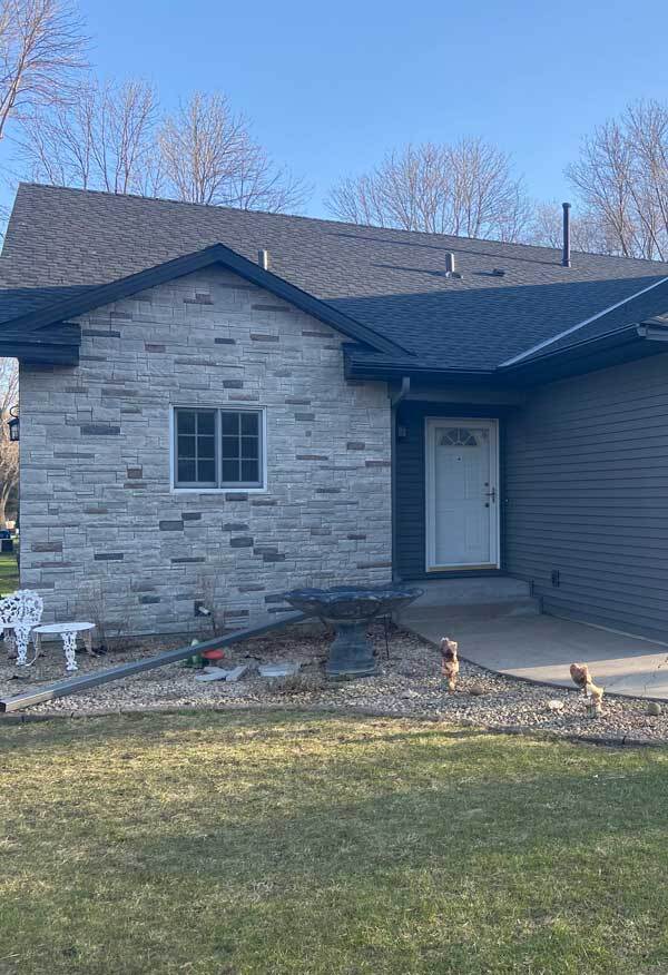 Versetta Stone on front of house