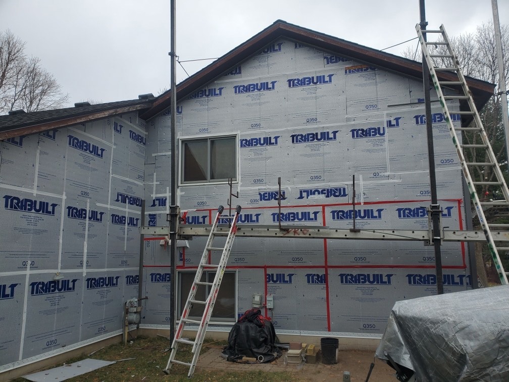 Siding Renovation in Progress