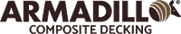 Armadillo Composite Decking logo with armadillo icon