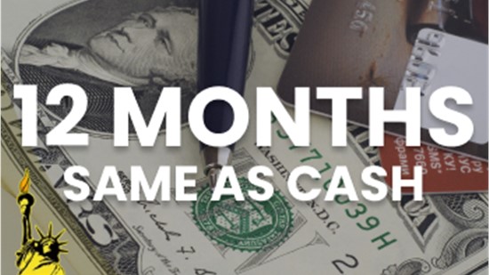 12 Months Same As Cash