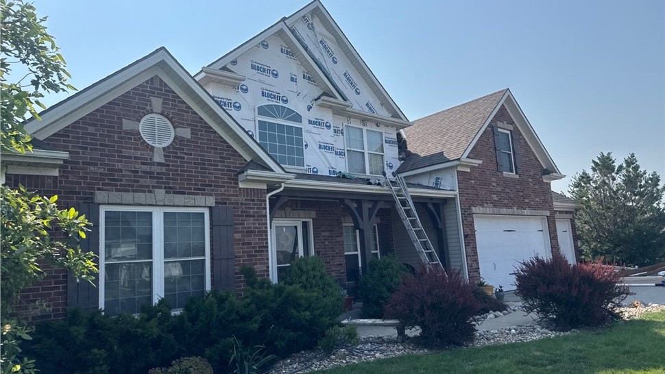 Gutters, Roofing, Siding, Storm Damage Project in Liberty, MO by Liberty Roofing Inc.