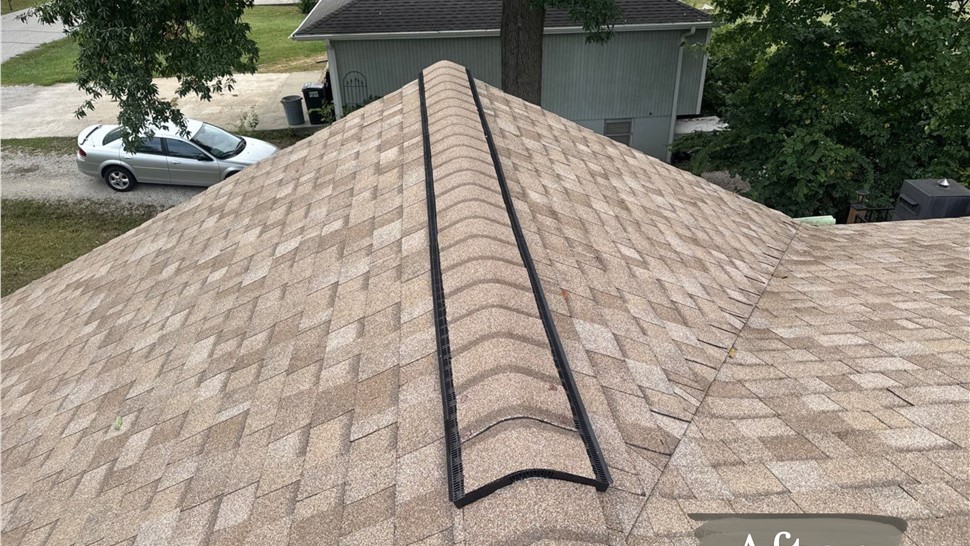 Gutters, Roofing, Siding, Storm Damage Project in Pleasant Valley, MO by Liberty Roofing Inc.