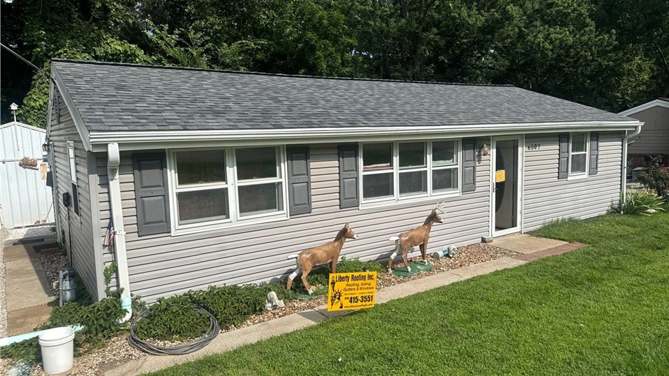 Roofing Project in Pleasant Valley, MO by Liberty Roofing Inc.