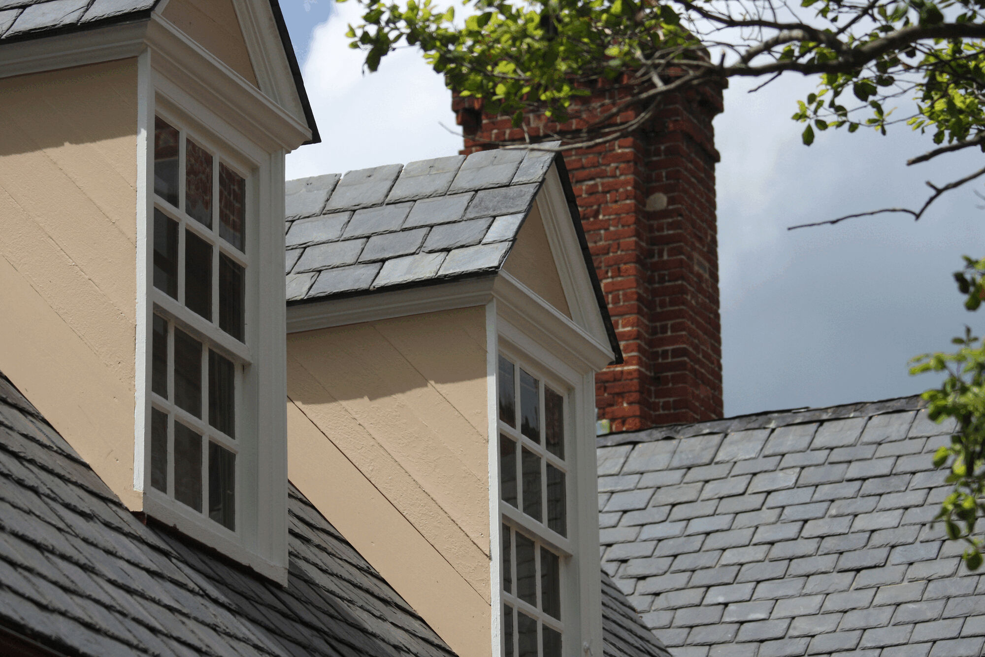 Slate roofing