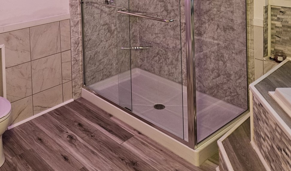 Tub-to-Shower Conversion