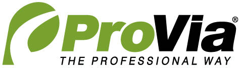 ProVia logo with green circular emblem and the tagline 'The Professional Way'