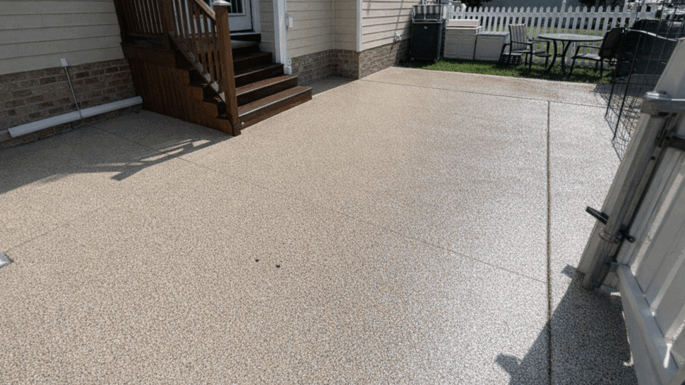 Concrete Coating Project in Yorktown, VA by Exterior Source Virginia
