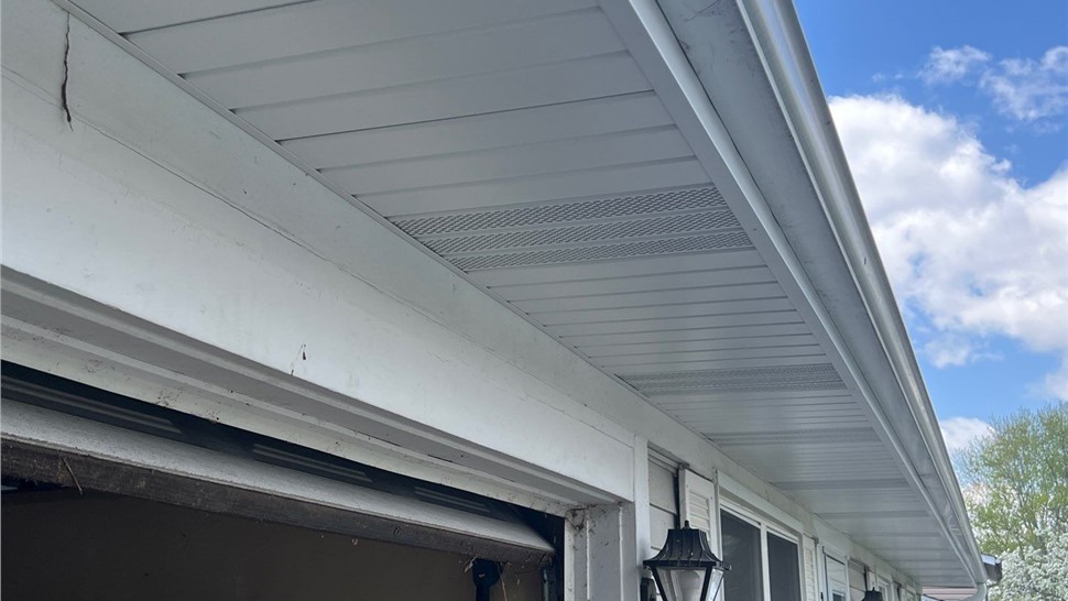 Soffit and Fascia Project in Bolingbrook, Illinois by Stan's Roofing & Siding