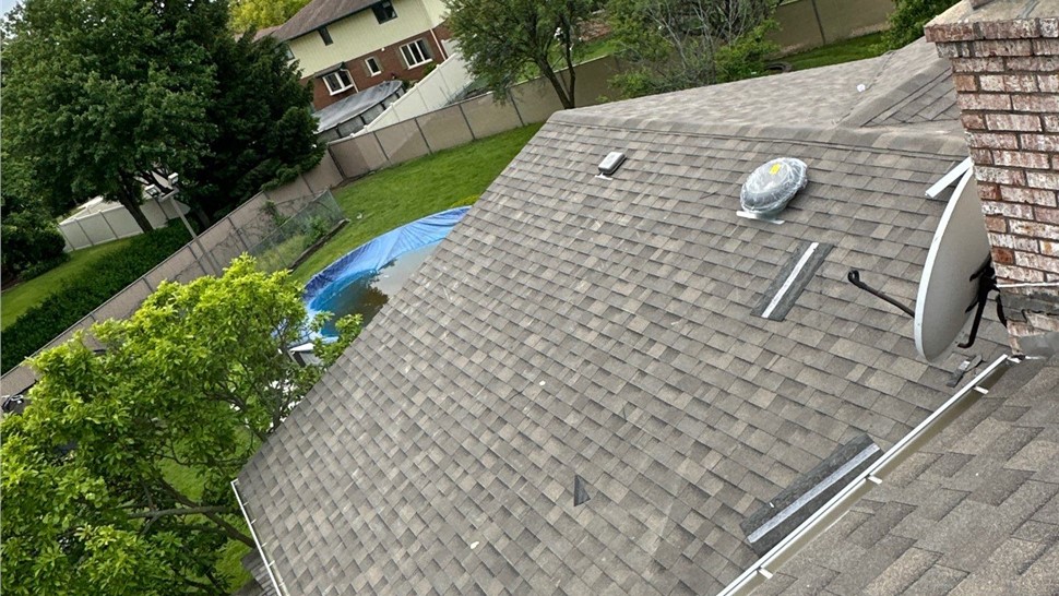 Roofing, Storm Damage Project in Orland Park, IL by Stan's Roofing & Siding