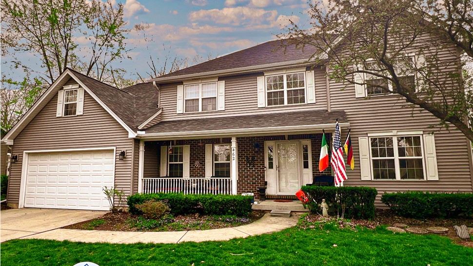 Gutters, Roofing Project in Oswego, IL by Stan's Roofing & Siding