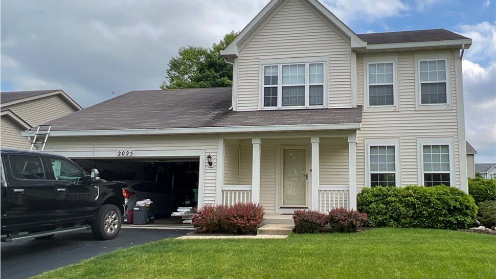 Gutters, Roofing Project in Romeoville, IL by Stan's Roofing & Siding