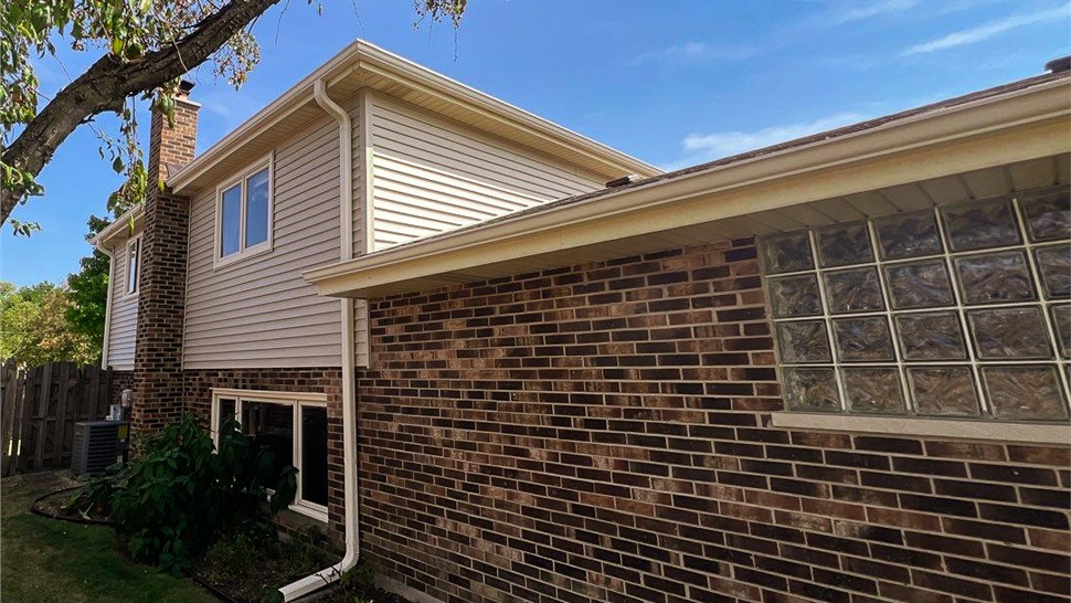 Gutters, Roofing, Siding Project in Tinley Park, IL by Stan's Roofing & Siding