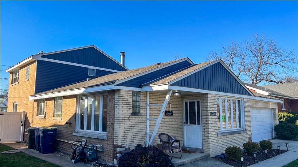 Siding Project in Evergreen Park, IL by Stan's Roofing & Siding