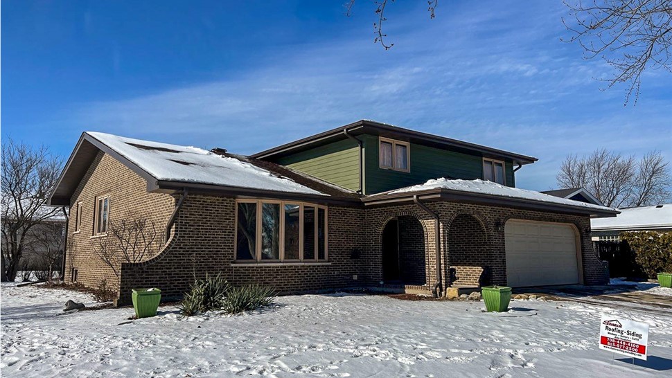Doors, Gutters, Siding, Soffit and Fascia Project in Orland Park, IL by Stan's Roofing & Siding
