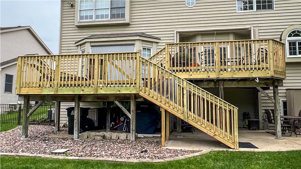 Decks Project in Plainfield, IL by Stan's Roofing & Siding
